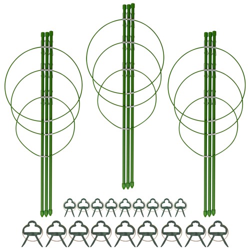 Garden plant support rings - garden,