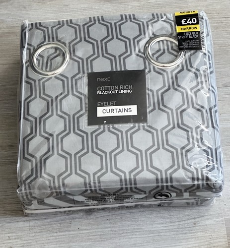 Next luxe geo stripe - next, black