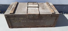 Vintage Army Military Wooden Ammunition Crates Large