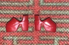 Vintage Mary Quant 1970s Daisy Doll Red platform shoes 👠