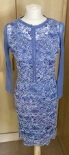 Beautiful Blue Lace Luis Civit Dress & Bolero Mother of the Bride/Wedding /Ascot