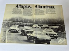 New Print Classic Alfa Romeo 1750 2000 GTV Bertone 105 Magazine Advert Wall Art