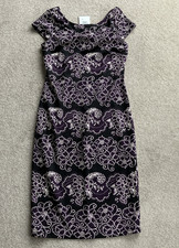 RONNI NICOLE PURPLE DRESS SIZE