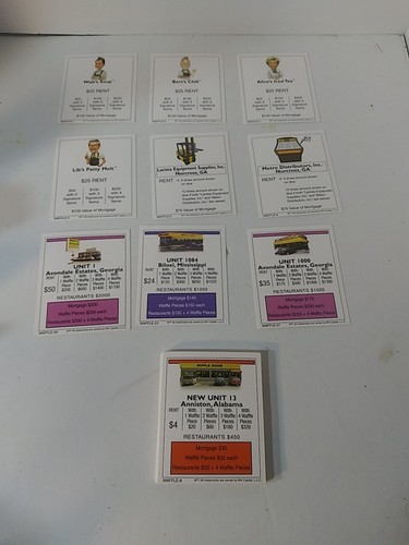 Waffle house monopoly - waffle,