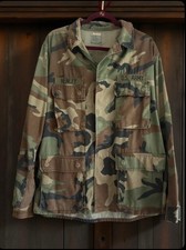 Men's Medium Military Field Army Combat Jacket Vintage BDU Coat