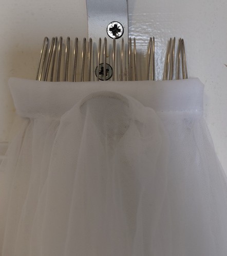 Long white lace wedding - white,