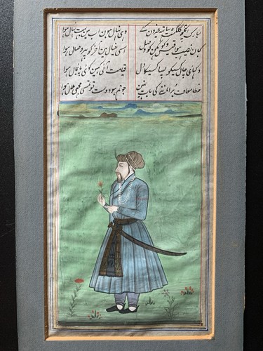 Antique mughal miniature - antique,