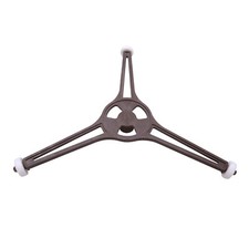 Universal Microwave Turntable Roller Ring Drive Support Tripod Black