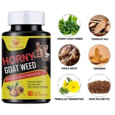 Male Enhancement SEX Boost Time Increase Pills for Men Hard Rock Stamina 60 Caps