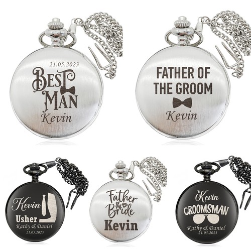 Personalised engraved pocket - engraved,