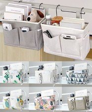 Bedside Pockets Gadget Storage Holder Book Bed Organizer Couch Hanging Bag UK