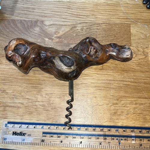 Bottle opener grape vine root - bottle,