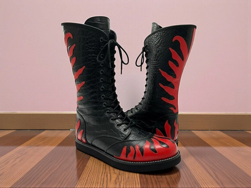 Men wrestling boots pro - wrestling,