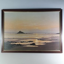John Miller Artist Framed Print Of Saint Michael's Mount