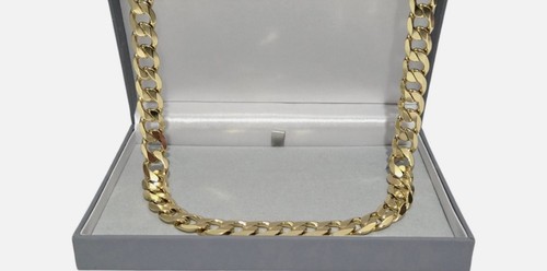 Unisex 9ct gold curb - , chain