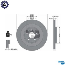 2x BRAKE DISC BDS1414 FOR