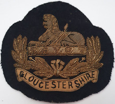 Gloucestershire Regiment Vintage Wire Bullion Blazer Badge Patch. British Army