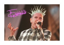 John Lydon 3 A4 mounted signed