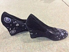 LADIES EVIE WEDGE Shoes  BLACK