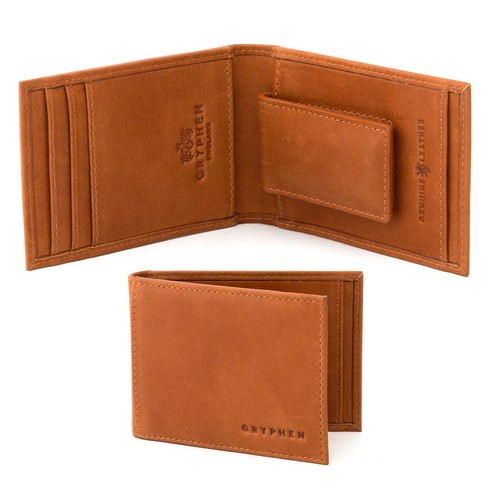 Hoxton leather money clip - leather,