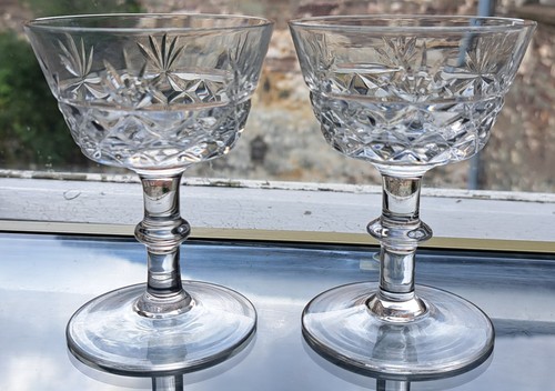 Two beautiful vintage crystal - two,