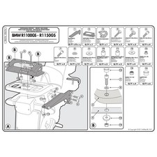 Luggage Rack For BMW 1150 R GS / ADVENTURE 2000-2003
