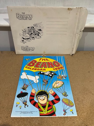 The beano 1989 wall calendar - beano,