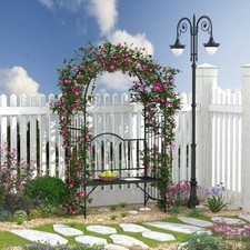 Garden Arch Bench Outdoor