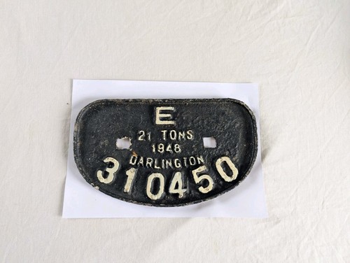 Railway wagon plate 21 - d,