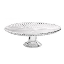 32cm Glass Cake Stand Pedetal Sweets Dessert Cupcake Muffin Display Footed