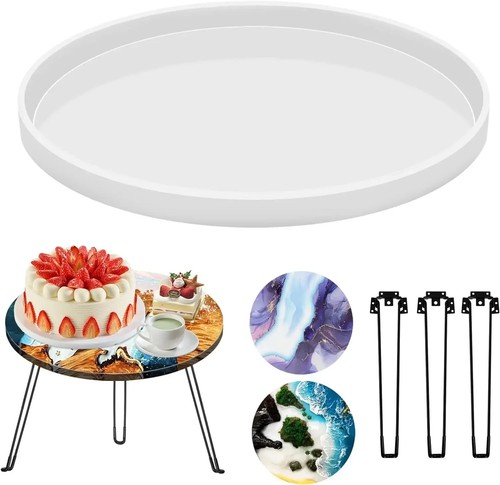 Round table resin - casting, mold