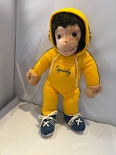 VINTAGE PEDIGREE SPEEDY MONKEY 17" INCH PLUSH STUFFED CALIFORNIA TOY CO