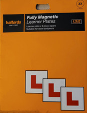 3 x L Plates HALFORDS Fully