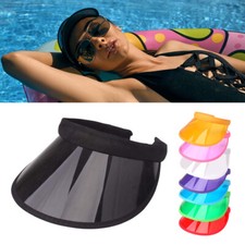 Retro Neon Sun Visor Hat Unisex Headband Cap Golf Tennis Stag Poker Party New