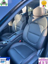 2022 MG ZS EV SEATS & DOOR CARDS RED STITCHING BLACK LEATHER