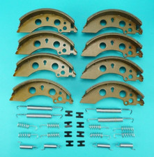 2 x Axle Set 200x50 Brake Shoes & Springs for ALKO 200mm x 50mm Caravan Trailer