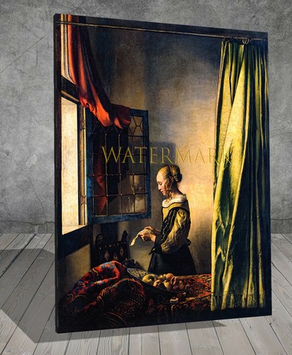 Johannes vermeer girl reading - johannes,