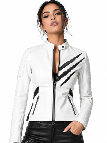 Women white genuine leather - genuine,