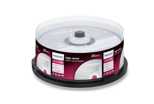 Philips dvd 7gb disc - philips, dvd+rw
