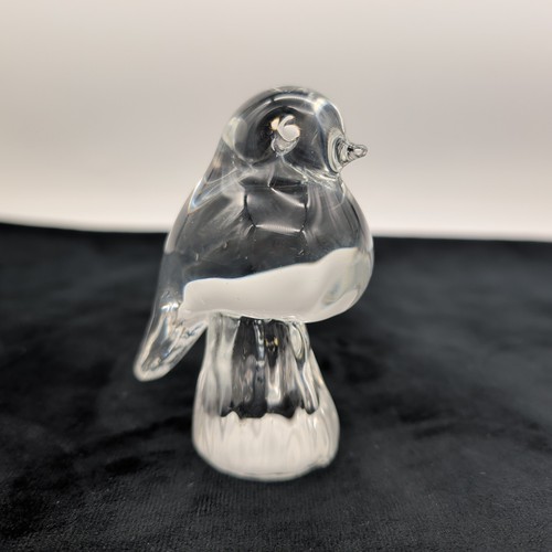 Hand blown clear glass - clear,