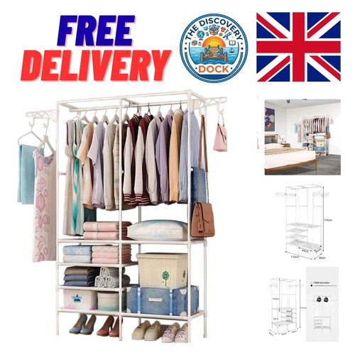 Heavy duty clothes rail - duty, with