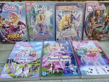 7 Barbie DVDs Princess Power
