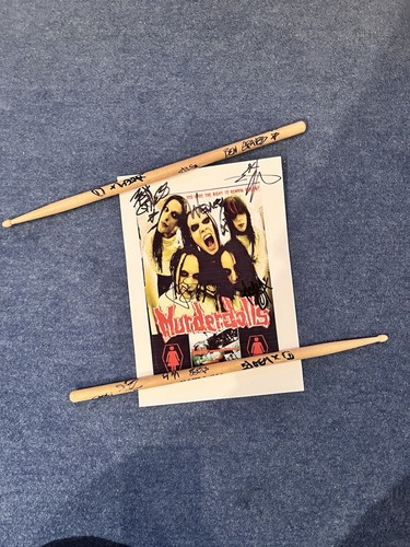 Murderdolls signed picture - signed,