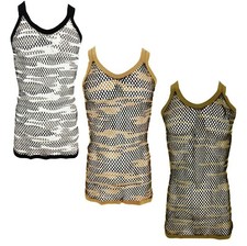 Men’s Camo String Mesh Vest