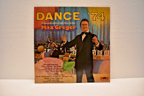 Max greger dance vinyl - greger, '74