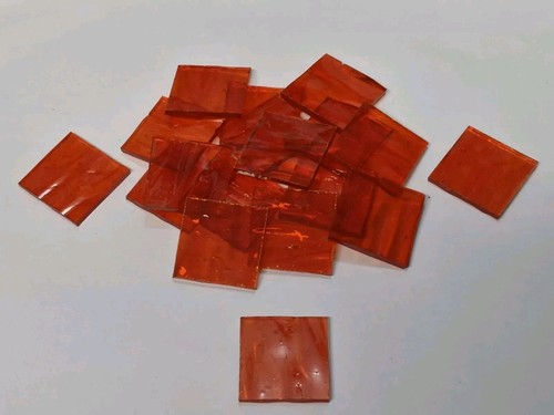 Pieces orange stained - 15,