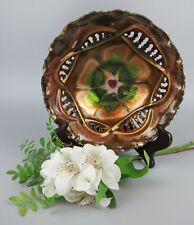 Studio Cellini Dish Fruit Bowl. Copper enamel. Pesaro Italy. 1950s vintage 21cm