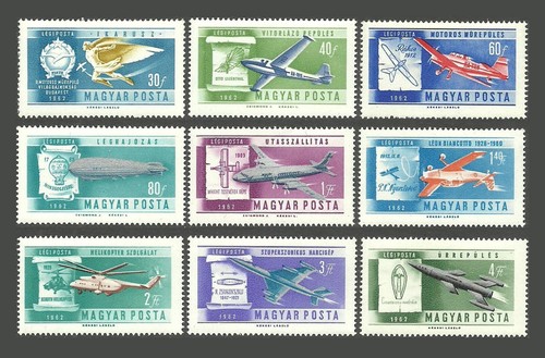 Hungary stamps 1962 aerobatics - 1962,