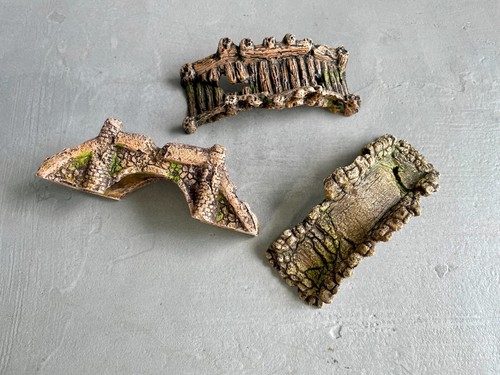 Ruined bridge models - bridge,