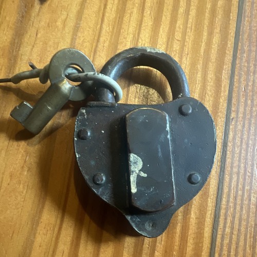 Heart shaped padlock - lock, with